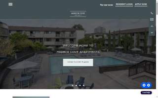 Harbor Cove Apartments website