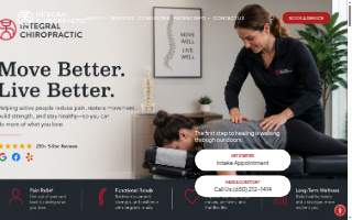 Integral Chiropractic website