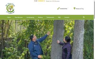 JC Tree Care & Landscape of Foster City website