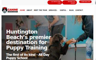 Canine Learning Academy website