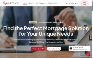 KS Mortgage Inc. website