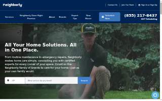 Neighborly Plumbing and Drain Cleaning website