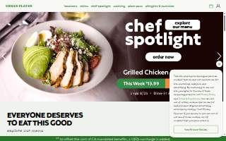 Urban Plates of Fountain Valley website