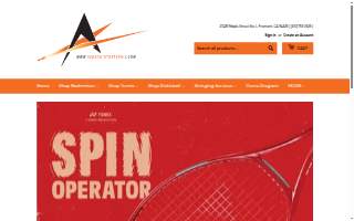 AK Badminton & Tennis website