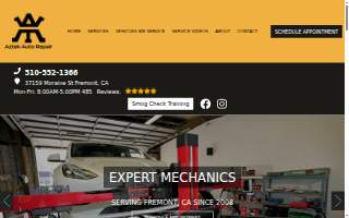 Aztek Auto Repair website
