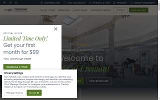 Cogir of Fremont website