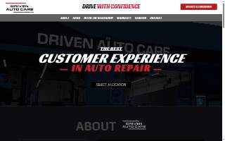 Driven Auto Care Auto Repair Shop of Fremont website
