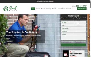 Giant HVAC, Inc website