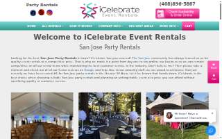 iCelebrate Event Rentals - Will Call website