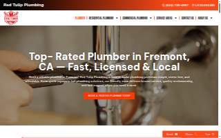Red Tulip Plumbing website