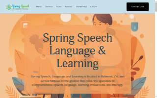 Spring Speech Therapy & Learning website
