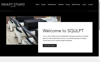 SQULPT Pilates website