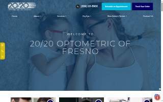 20/20 Optometric of Fresno website