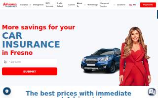 Adriana's Insurance Services of Fresno website