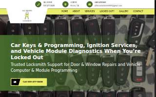 All Fresno Locksmith website