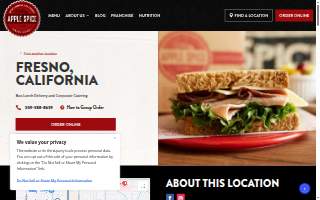 Apple Spice Box Lunch Delivery & Catering website