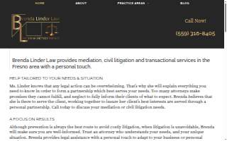 Brenda A. Linder, Attorney at Law website