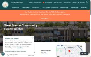 Clinica Sierra Vista - West Fresno Community Health Center website