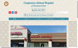 Companion Animal Hospital of Woodward Park website