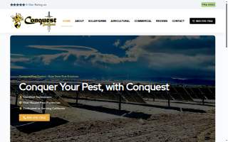 Conquest Pest Control website