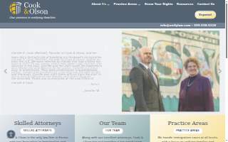Cook & Olson, Immigration Attorneys website