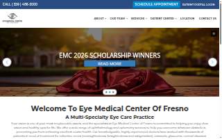 Eye Medical Center of Fresno website