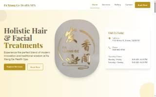 Fa Xiang Ge Health SPA | Luxury Scalp & Hair SPA website