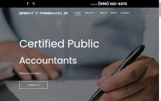 Freeman Jr Brent F CPA website
