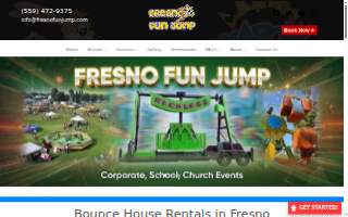 Fresno Fun Jump website