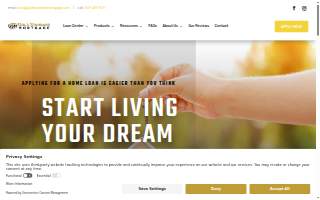 Gold Standard Mortgage of Fresno website