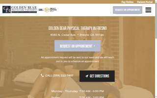Golden Bear Physical Therapy Rehabilitation & Wellness (previously Physiomotion) website