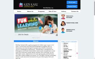 Kids Kare Central West website