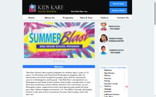 Kids Kare Olive Avenue website