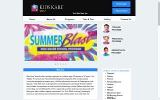 Kids Kare West website