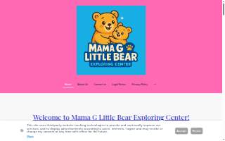 Mama G Little Bear Exploring Center website