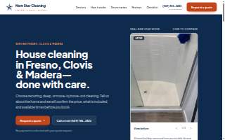 New Star Cleaning website