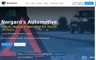 Norgard's Automotive website