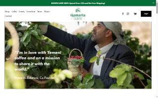 Qamaria Yemeni Coffee Co. of Fresno website