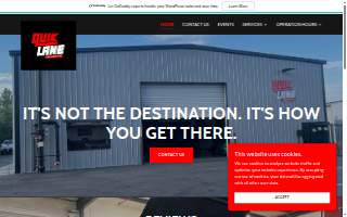 Quik Lane Automotive website
