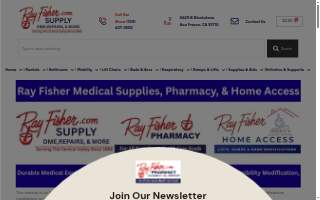 Ray Fisher Pharmacy, Medical Equip & Supplies website