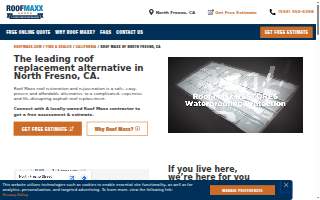 Roof Maxx of N. Fresno website