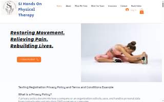 SJ HANDS ON PHYSICAL THERAPY website