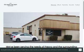 The Small Car Shop website