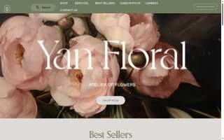 Yan Floral website