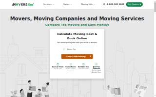 All Good Moving website