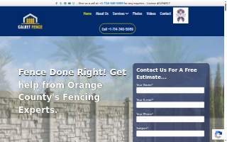 Calvet Fence website