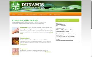 Dunamis Acupuncture & Herb Clinic, Inc website