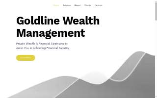 GoldLine Wealth Management website