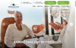 MTANG Eye Care website