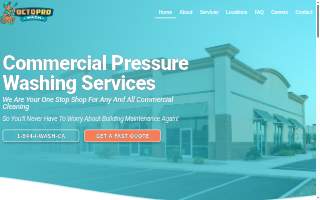 Octo Pro Wash website